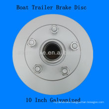 Boat Trailer Brake Hub Disc Galvanized 10 Inch